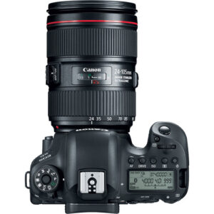 كاميرا كانون EOS 6D Mark II، هيكل بدقة 26.2 ميجابكسل، كاميرا DSLR، لون أسود، إصدار السعودية مع ضمان السعودية